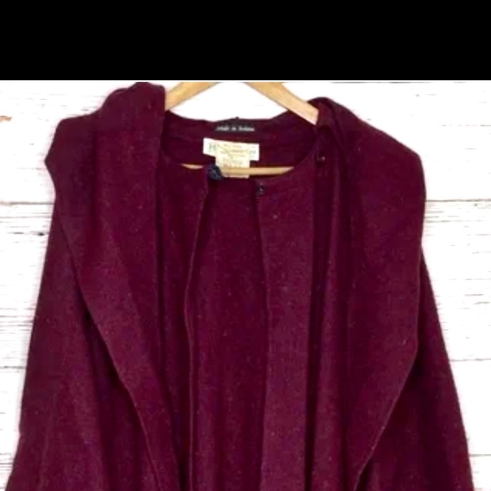 Jimmy Hourihan walking cape,long,hood, handwoven Donegal tweed